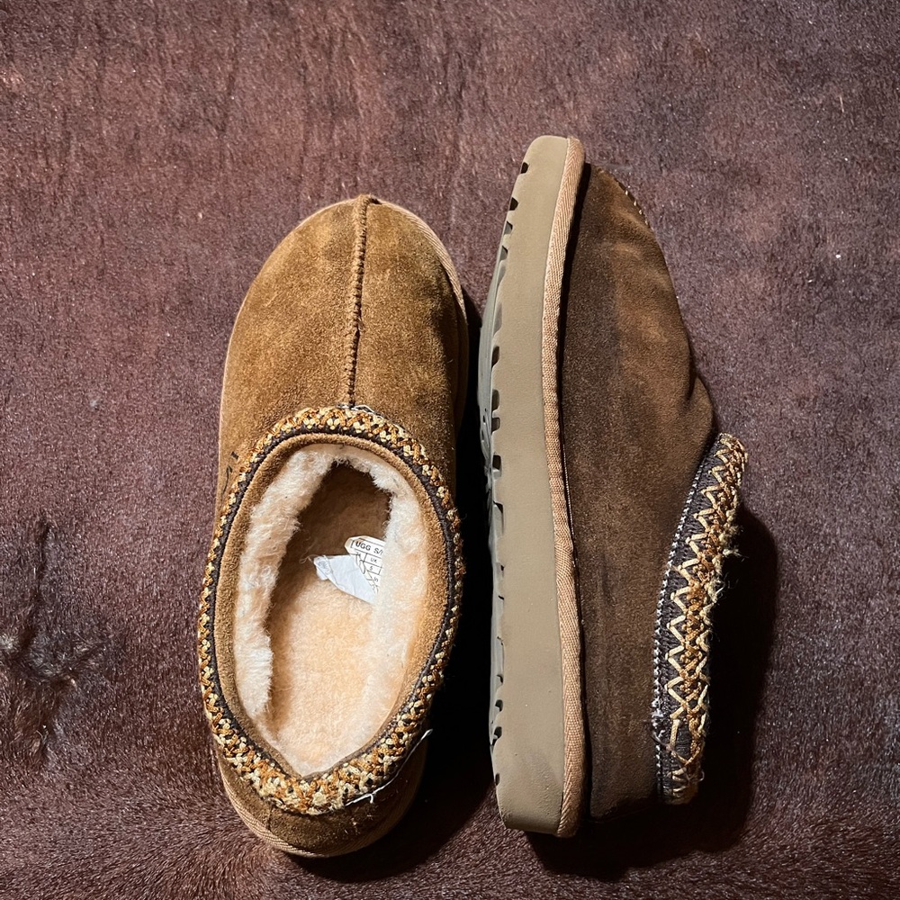 UGG Brown Tasman Slip Ons